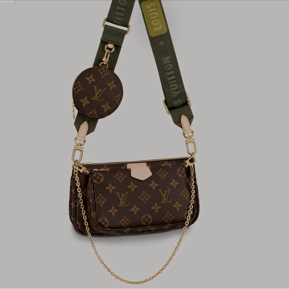 Louis Vuitton Multi Pochette Accessoires Khaki